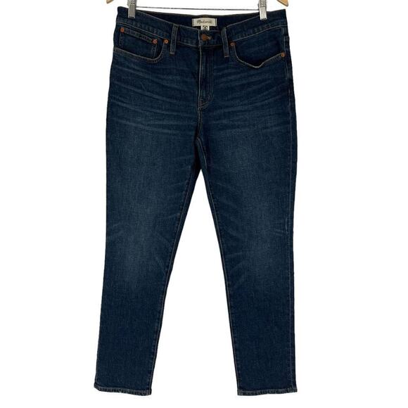 Madewell Jeans Tomboy Straight Leg in Callan Wash‎ Dark Size 28 - Picture 4 of 10